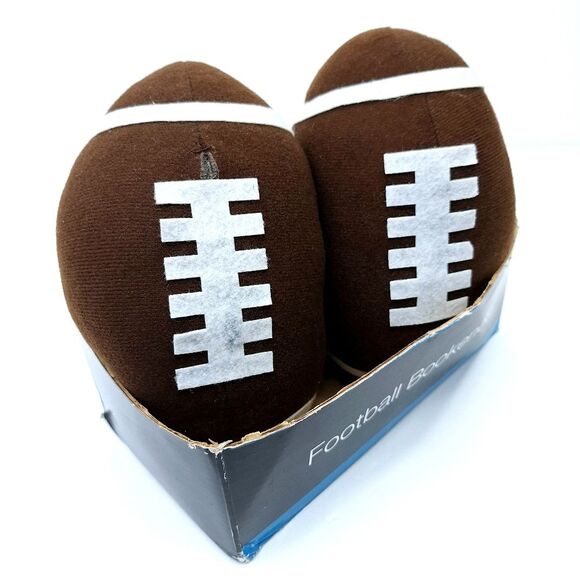 NFL NCAA Stuffed Football Footballs Bookends (Set of 2) - Picture 2 of 6